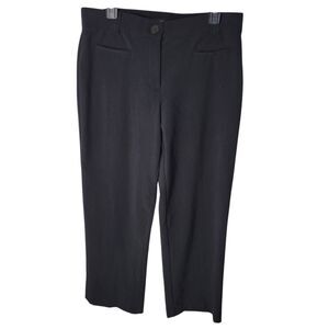 Counterparts Womens Size 12P Black Solid Dress Pants